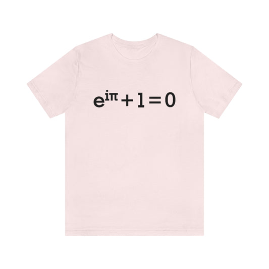 Euler Identity T-Shirt with Science Rebellion math design