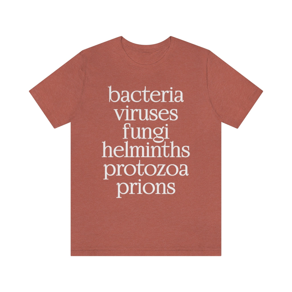 Pathogens T-Shirt, by Aardvark Dreams