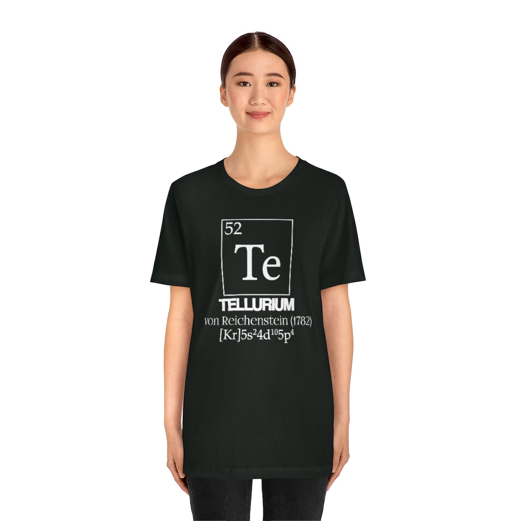 Tellurium Element-52 T-Shirt, by Aardvark Dreams [Elementwear]