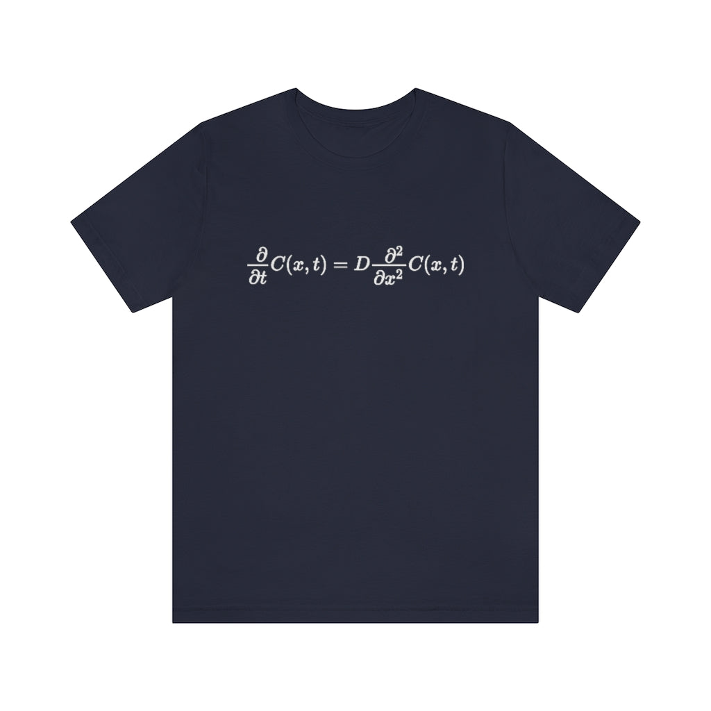 Diffusion Equation T-Shirt, by Aardvark Dreams