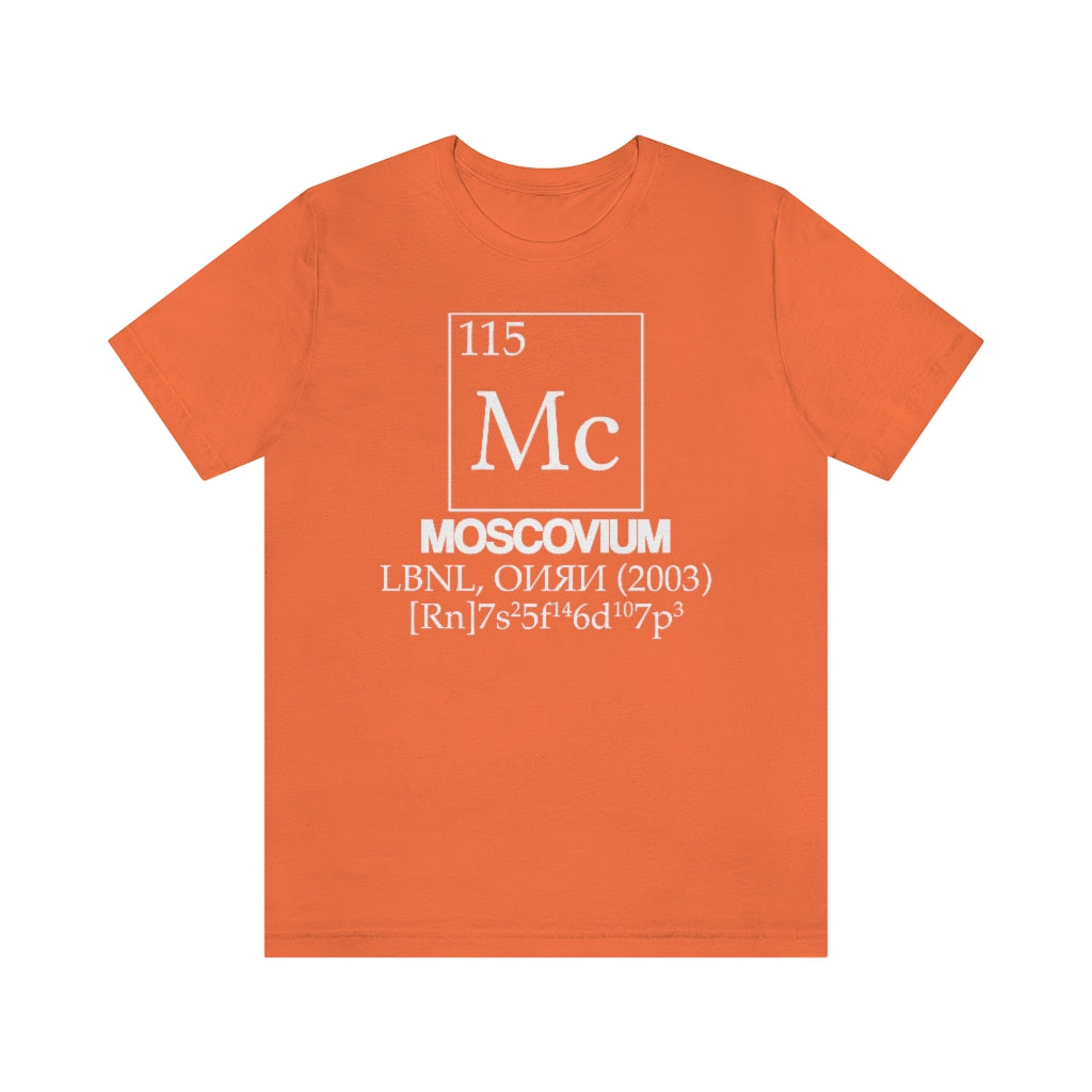 Moscovium Element-115 T-Shirt, by Aardvark Dreams [Elementwear]