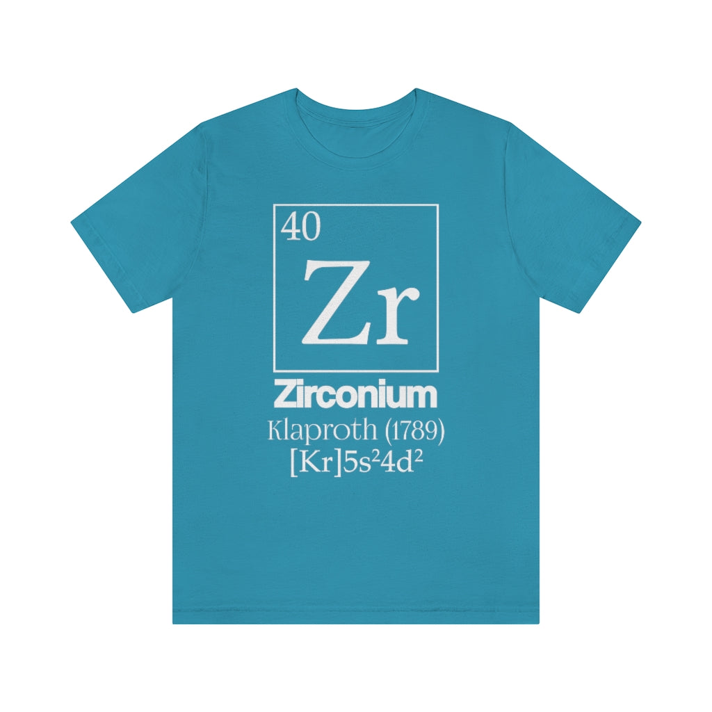 Zirconium Element-40 T-Shirt, by Aardvark Dreams [Elementwear]