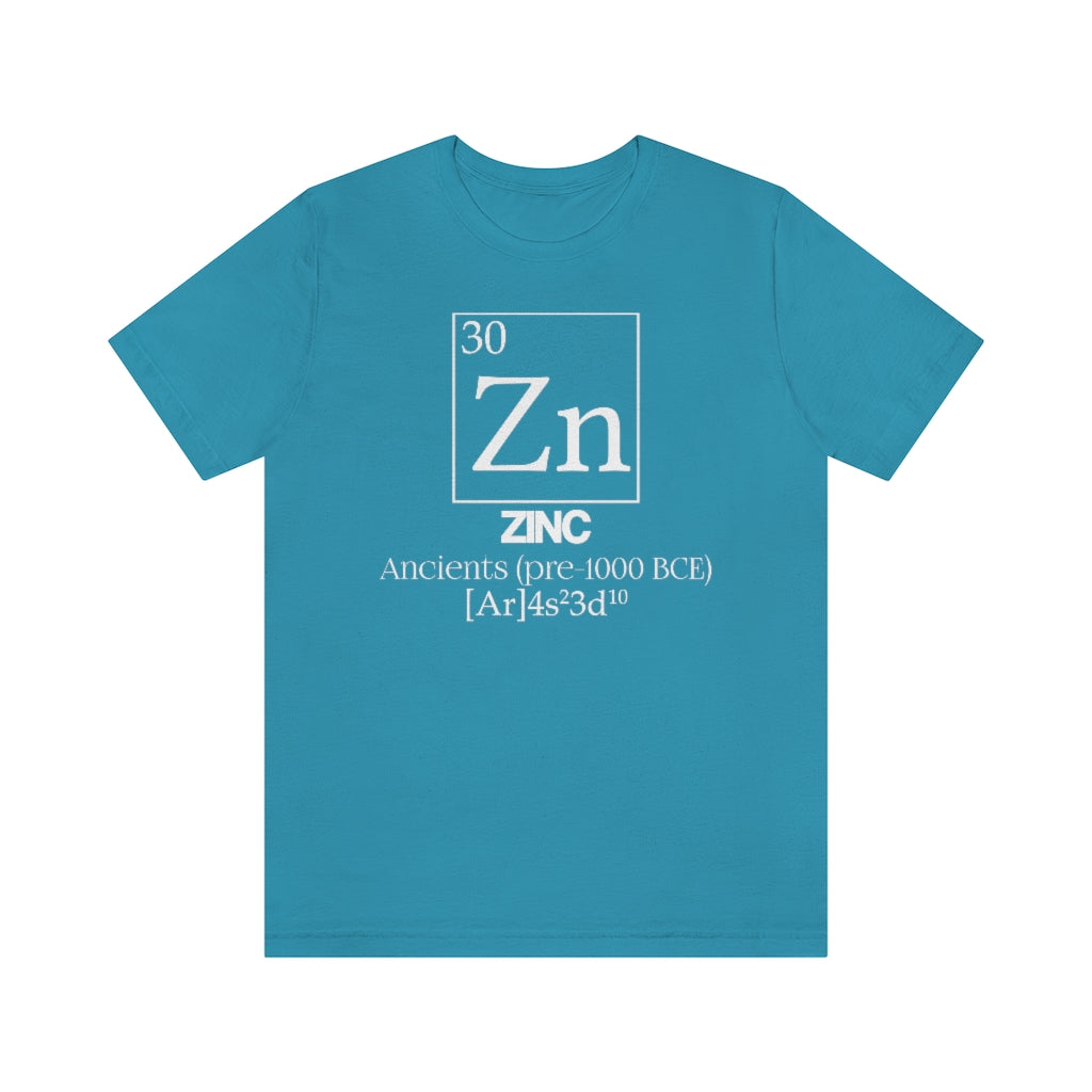 Zinc Element-30 T-Shirt, by Aardvark Dreams [Elementwear]