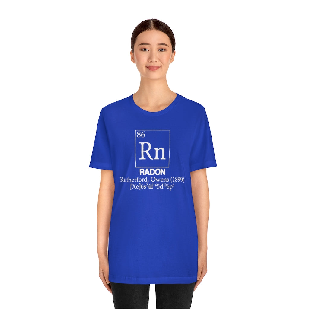 Radon Element-86 T-Shirt, by Aardvark Dreams [Elementwear]