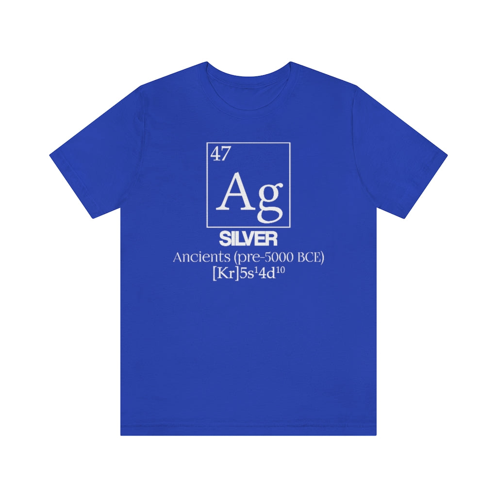 Silver Element-47 T-Shirt, by Aardvark Dreams [Elementwear]