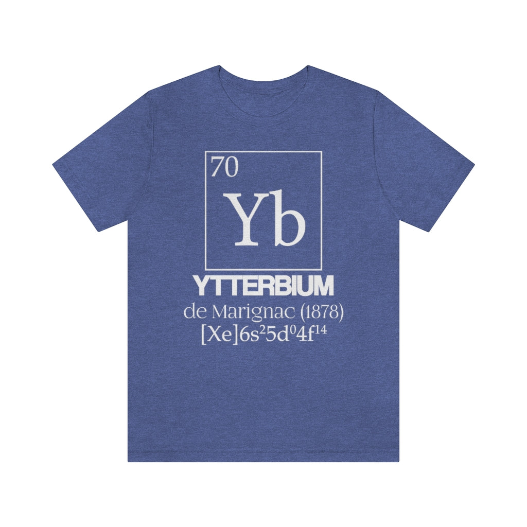 Ytterbium Element-70 T-Shirt, by Aardvark Dreams [Elementwear]