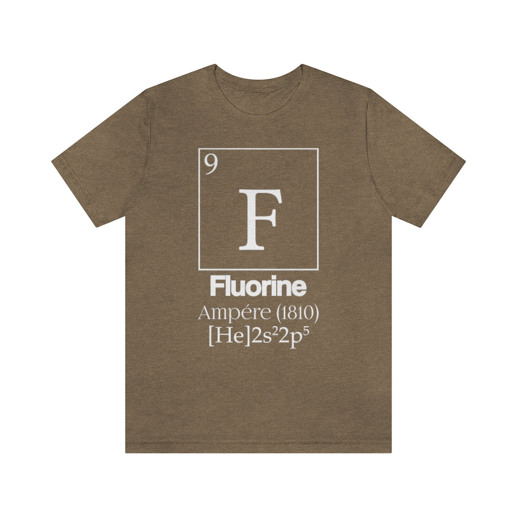 Fluorine Element-9 T-Shirt, by Aardvark Dreams [Elementwear]