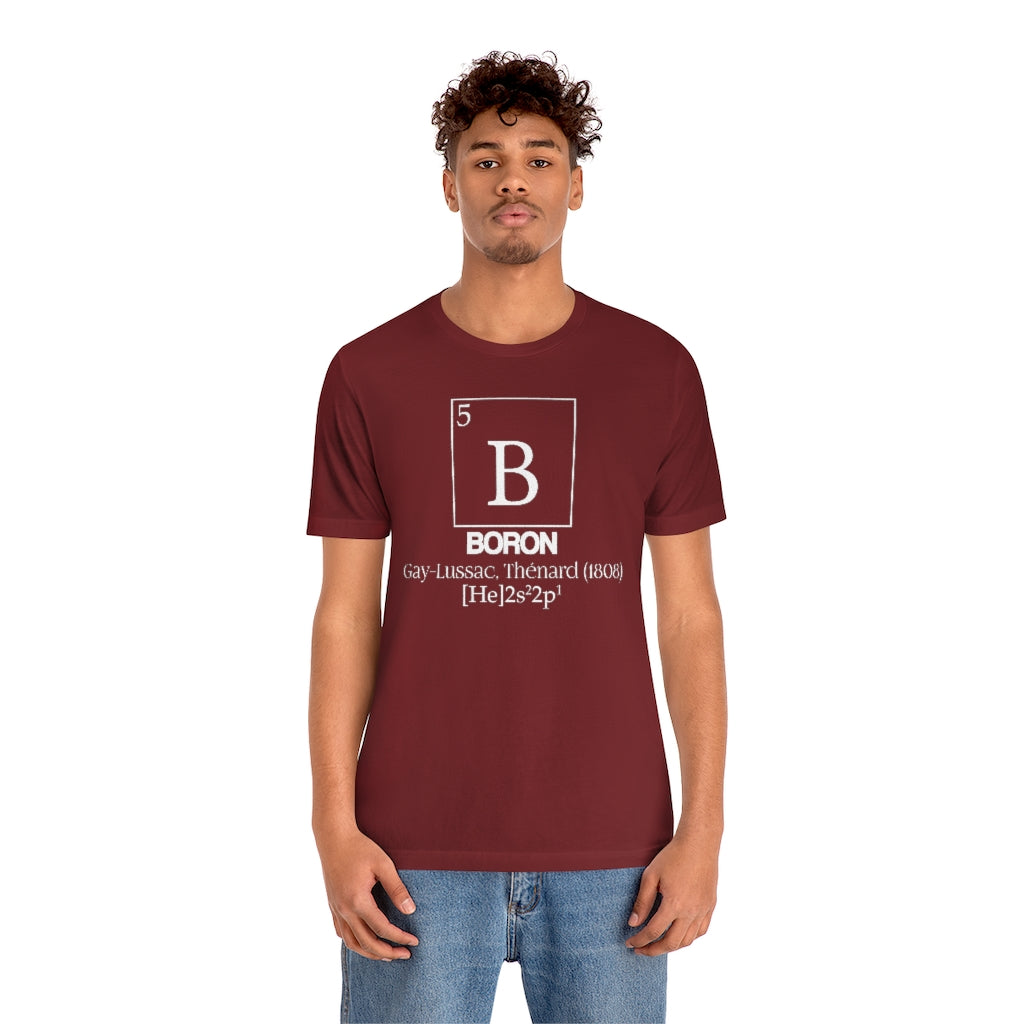 Boron Element-5 T-Shirt, by Aardvark Dreams [Elementwear]