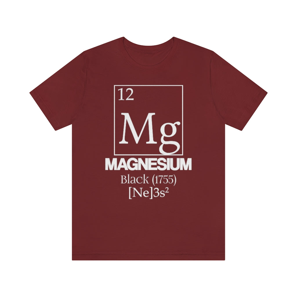 Magnesium Element-12 T-Shirt, by Aardvark Dreams [Elementwear]