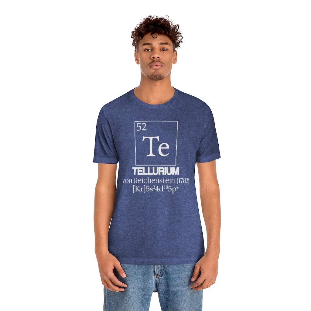 Tellurium Element-52 T-Shirt, by Aardvark Dreams [Elementwear]