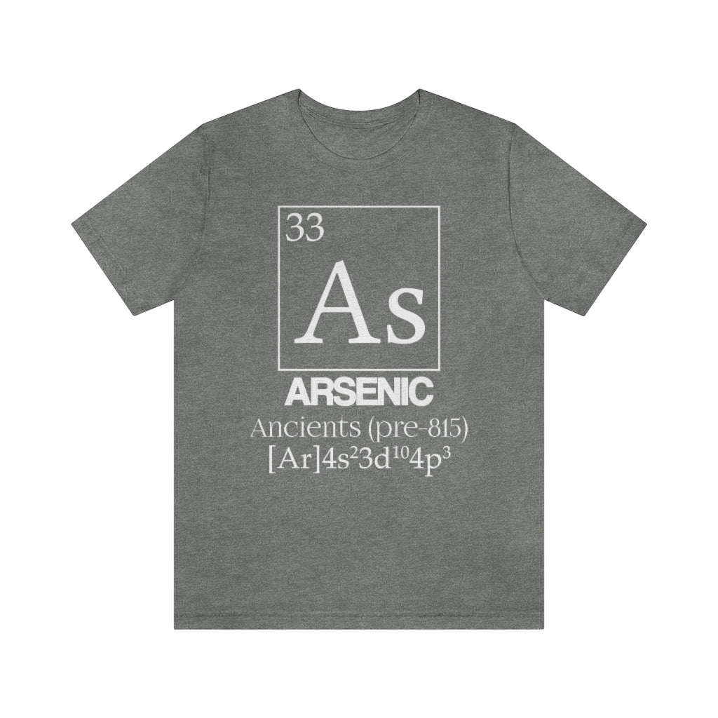 Arsenic Element-33 T-Shirt, by Aardvark Dreams [Elementwear]