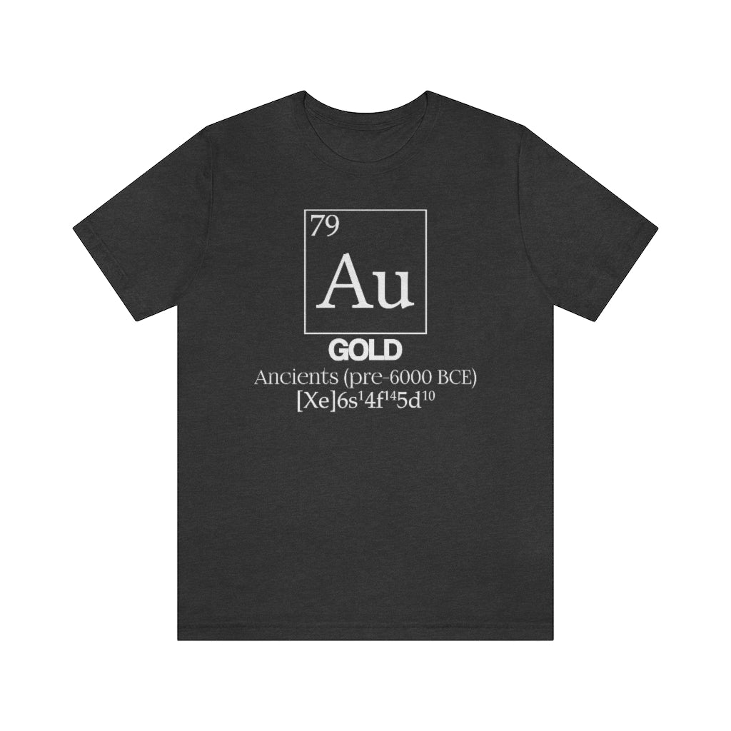 Gold Element-79 T-Shirt, by Aardvark Dreams [Elementwear]