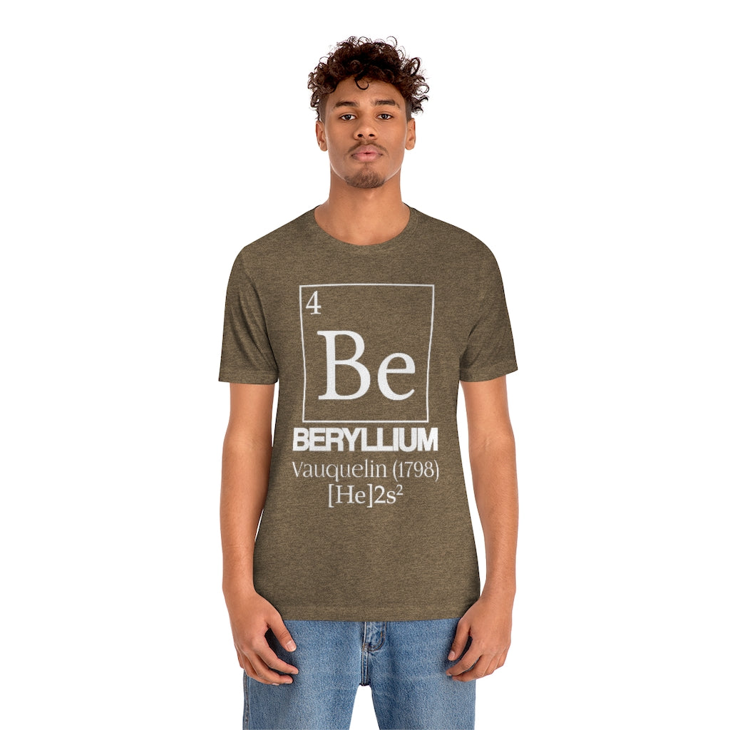 Beryllium Element-4 T-Shirt, by Aardvark Dreams [Elementwear]