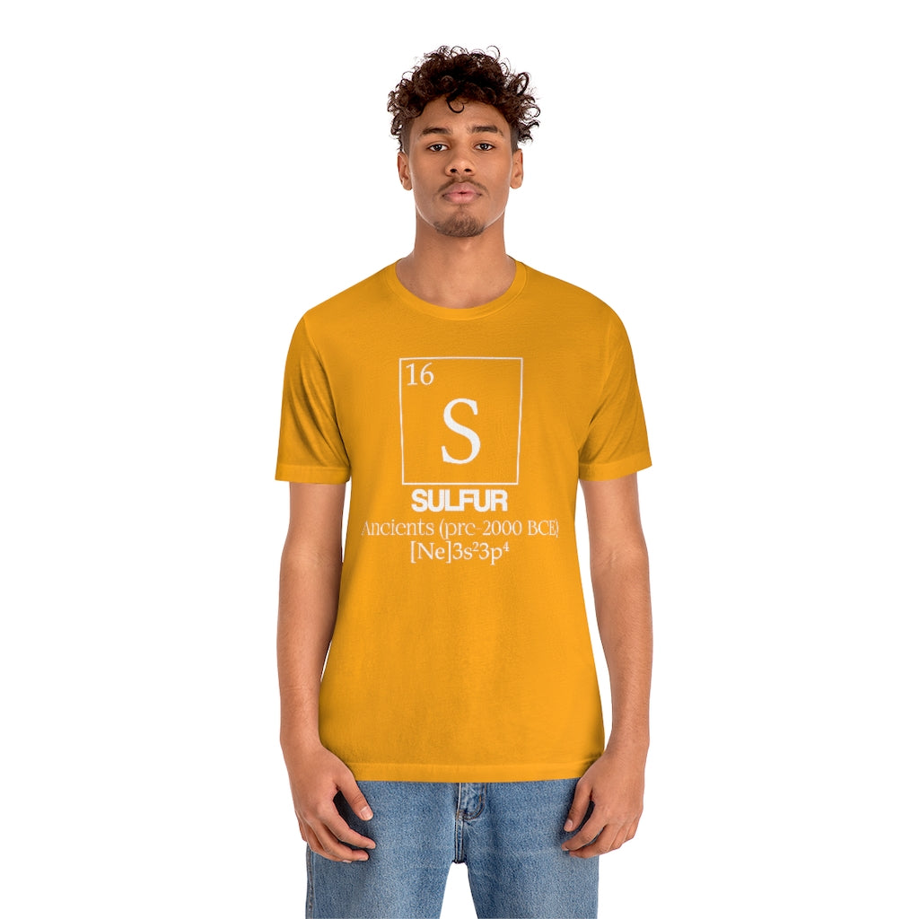 Sulfur Element-16 T-Shirt, by Aardvark Dreams [Elementwear]