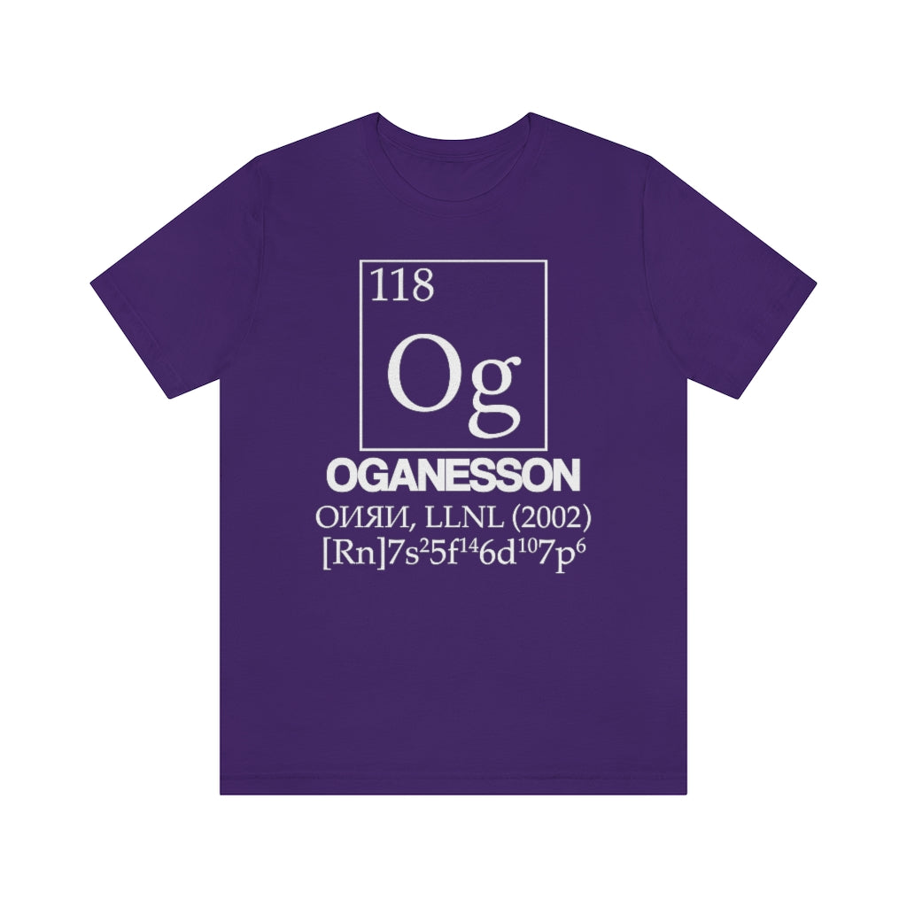 Oganesson Element-118 T-Shirt, by Aardvark Dreams