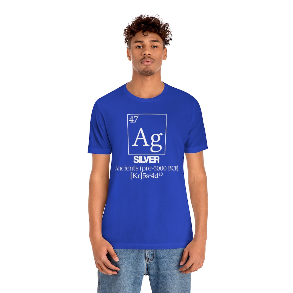 Silver Element-47 T-Shirt, by Aardvark Dreams [Elementwear]