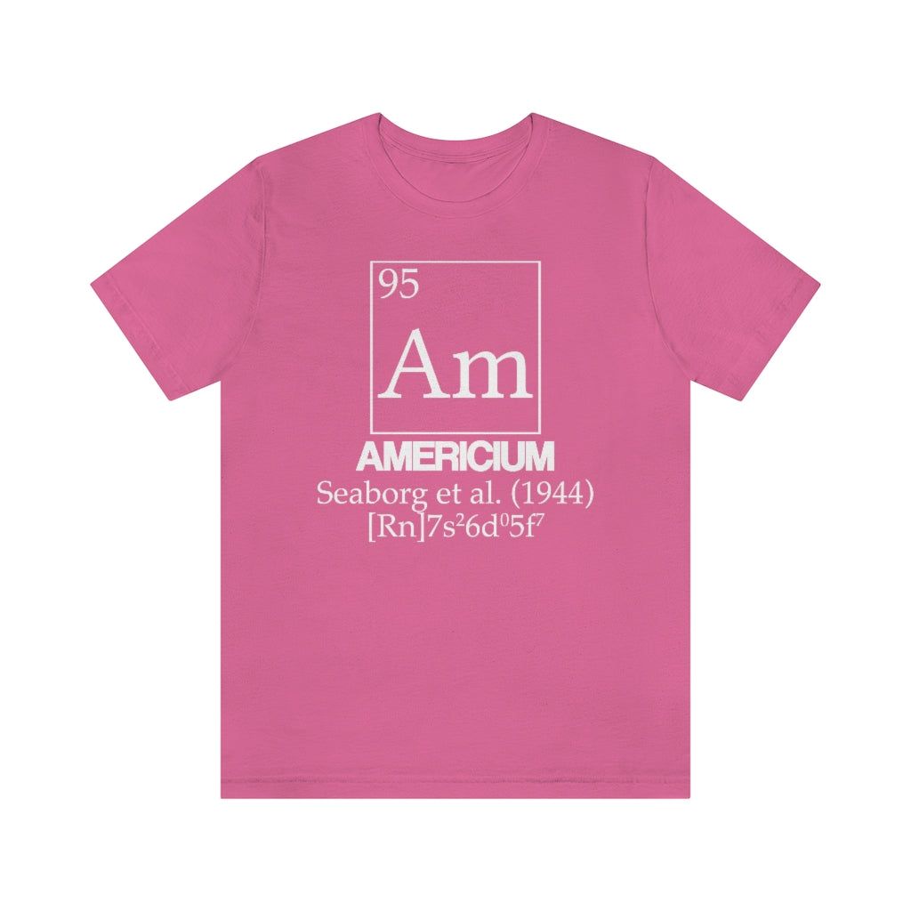 Americium Element-95 T-Shirt, by Aardvark Dreams [Elementwear]