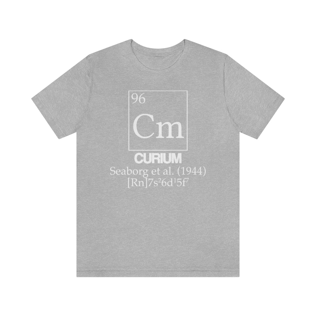 Curium Element-96 T-Shirt, by Aardvark Dreams [Elementwear]