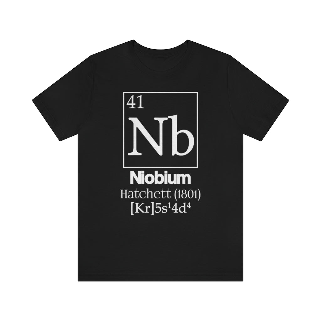 Niobium Element-41 T-Shirt, by Aardvark Dreams [Elementwear]