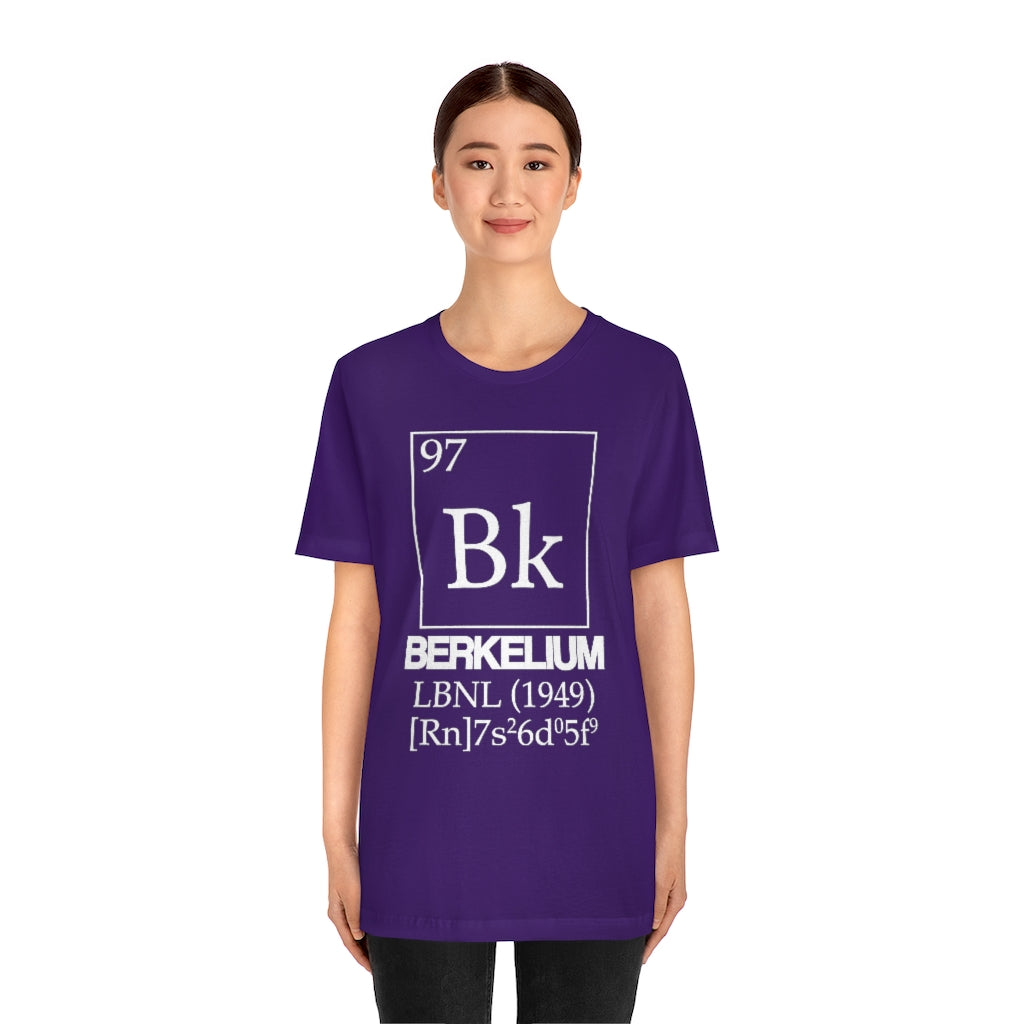 Berkelium Element-97 T-Shirt, by Aardvark Dreams [Elementwear]