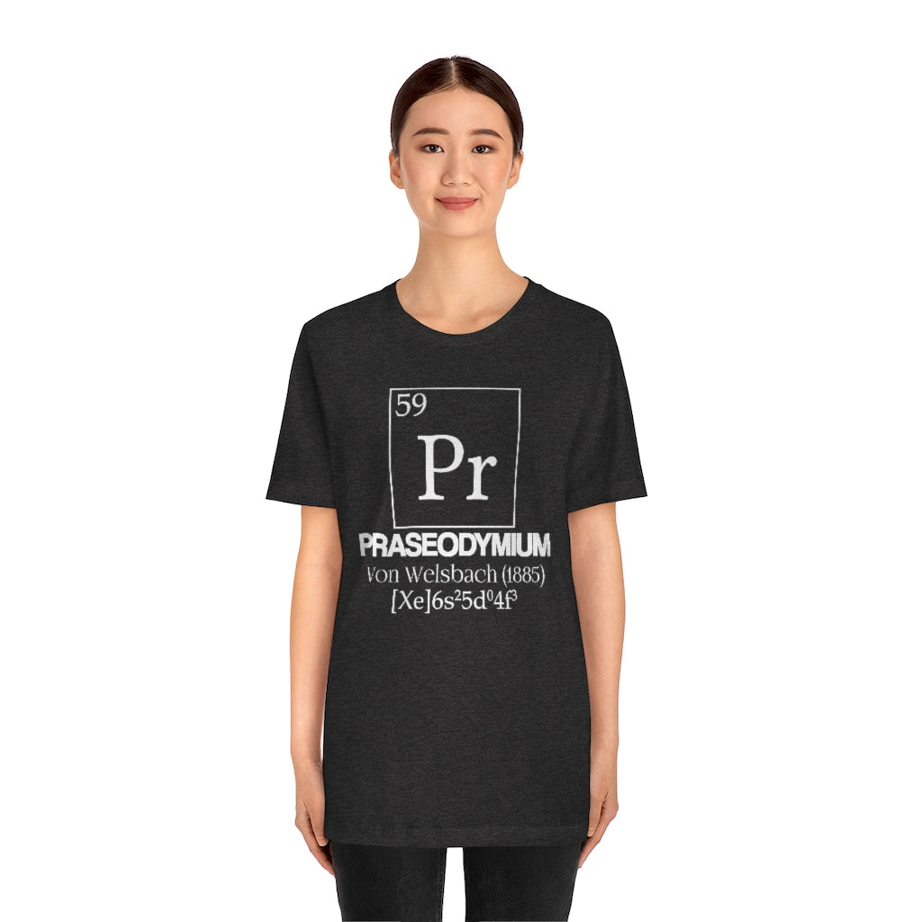 Praseodymium Element-59 T-Shirt, by Aardvark Dreams [Elementwear]