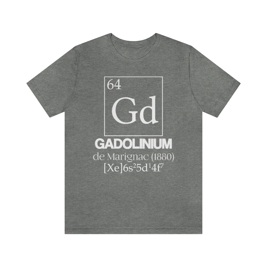 Gadolinium Element-64 T-Shirt, by Aardvark Dreams [Elementwear]