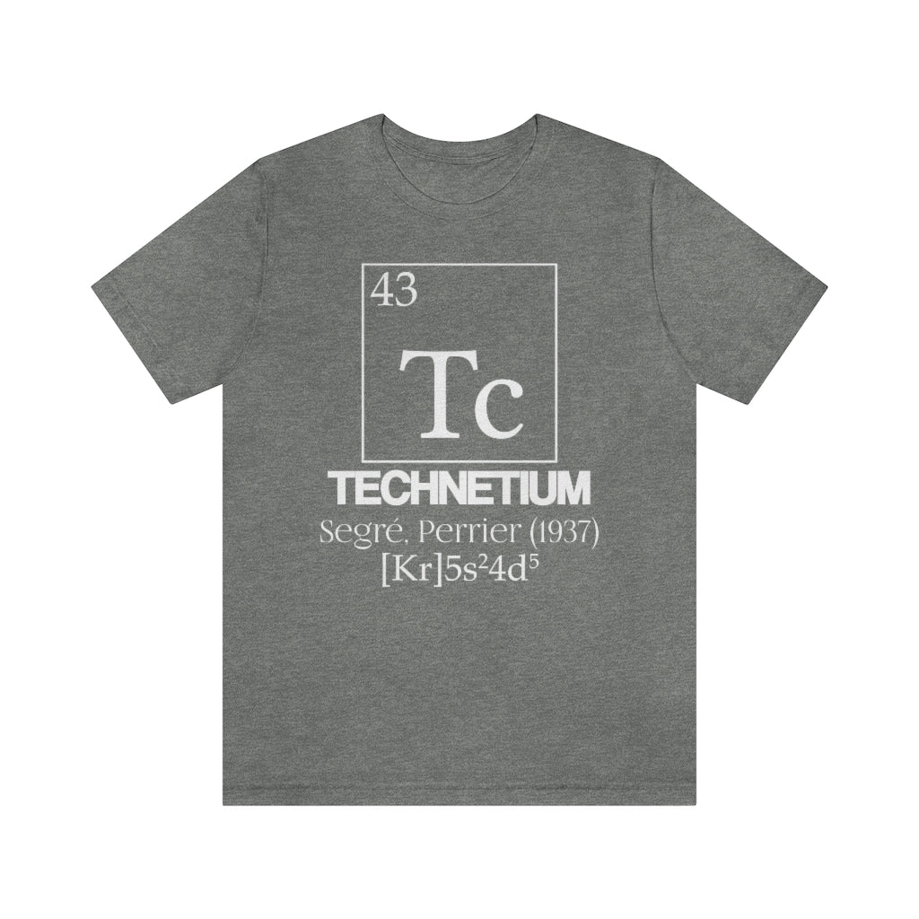 Technetium Element-43 T-Shirt, by Aardvark Dreams [Elementwear]