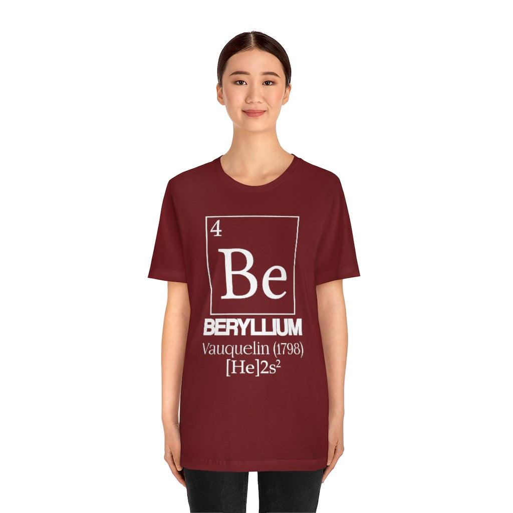 Beryllium Element-4 T-Shirt, by Aardvark Dreams [Elementwear]