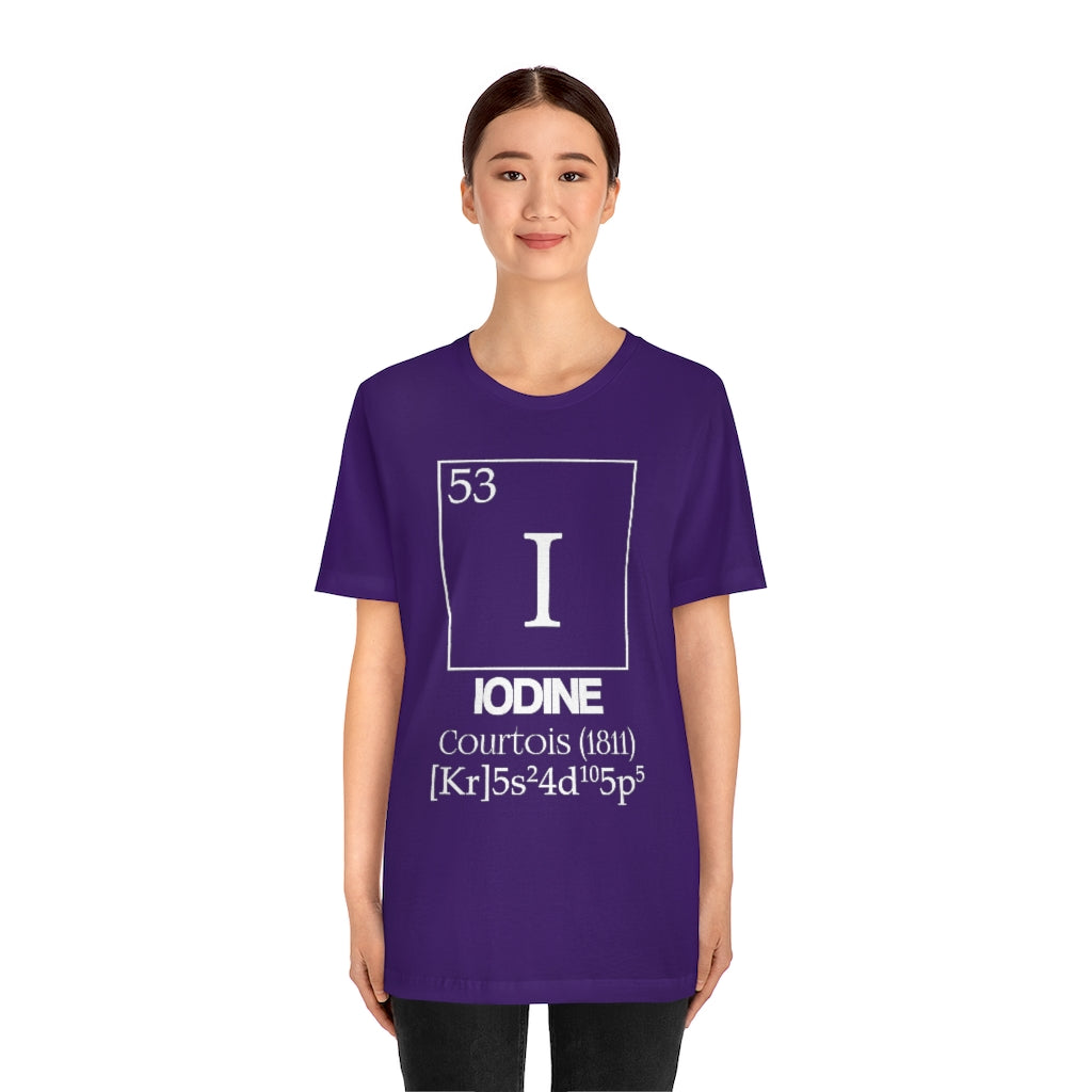 Iodine Element-53 T-Shirt, by Aardvark Dreams [Elementwear]