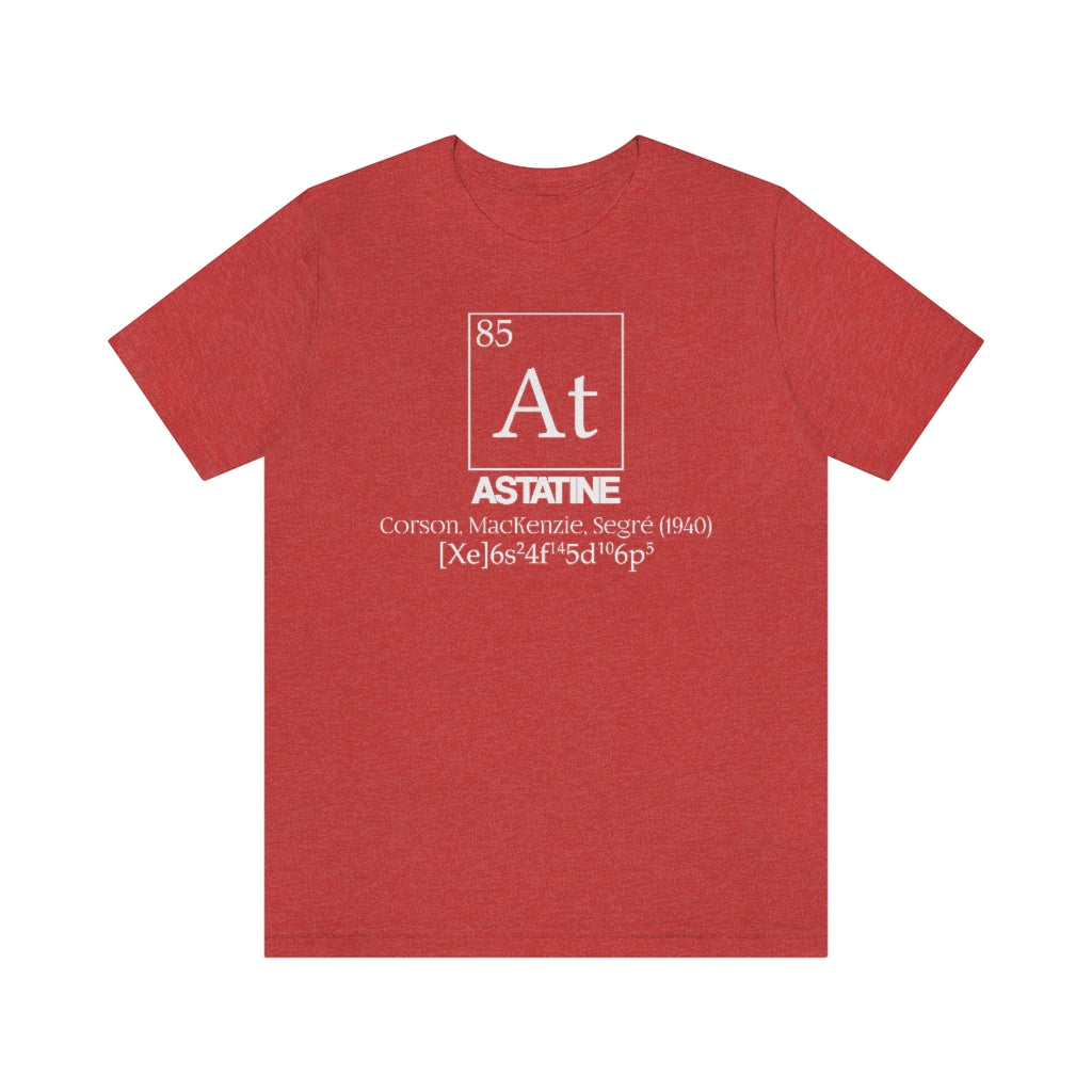  shirt chemistry element electron configuration periodic table astatine