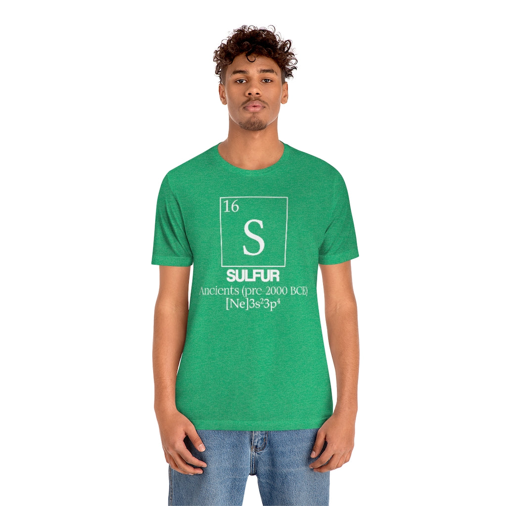 Sulfur Element-16 T-Shirt, by Aardvark Dreams [Elementwear]