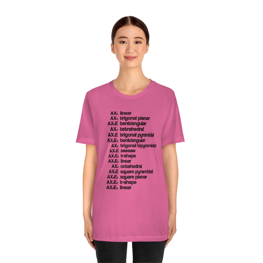 VSEPR Theory T-Shirt, by Aardvark Dreams