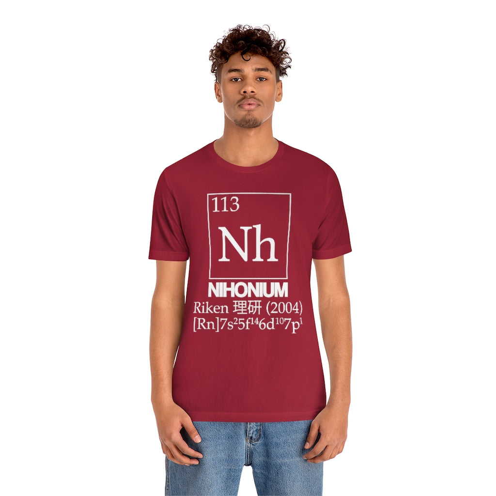 Nihonium Element-113 T-Shirt, by Aardvark Dreams [Elementwear]