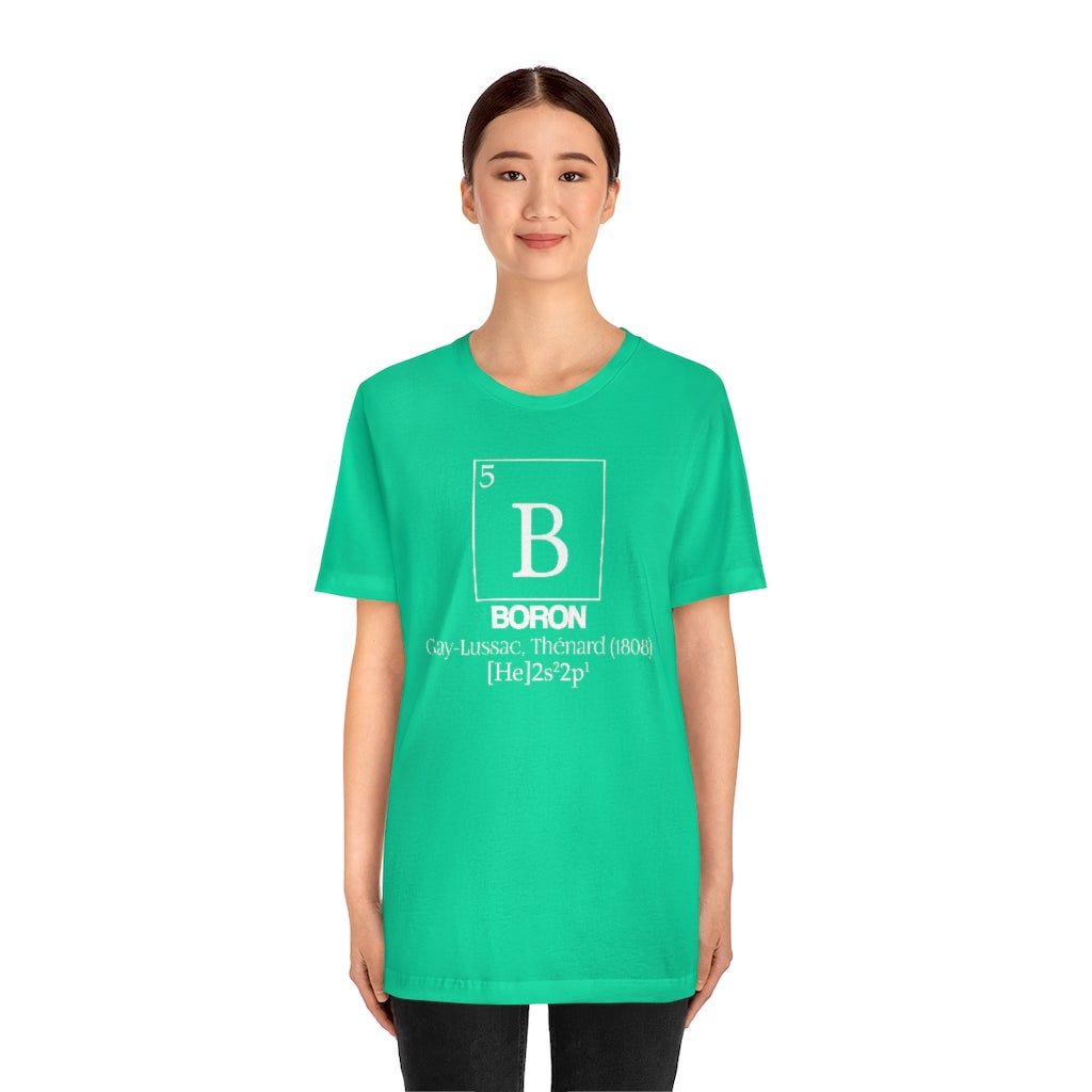 Boron Element-5 T-Shirt, by Aardvark Dreams [Elementwear]