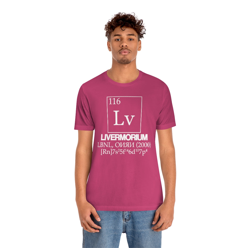 Livermorium Element-116 T-Shirt, by Aardvark Dreams [Elementwear]