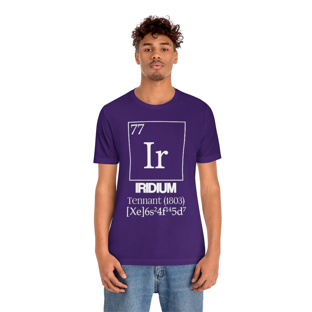 Iridium Element-77 T-Shirt, by Aardvark Dreams [Elementwear]