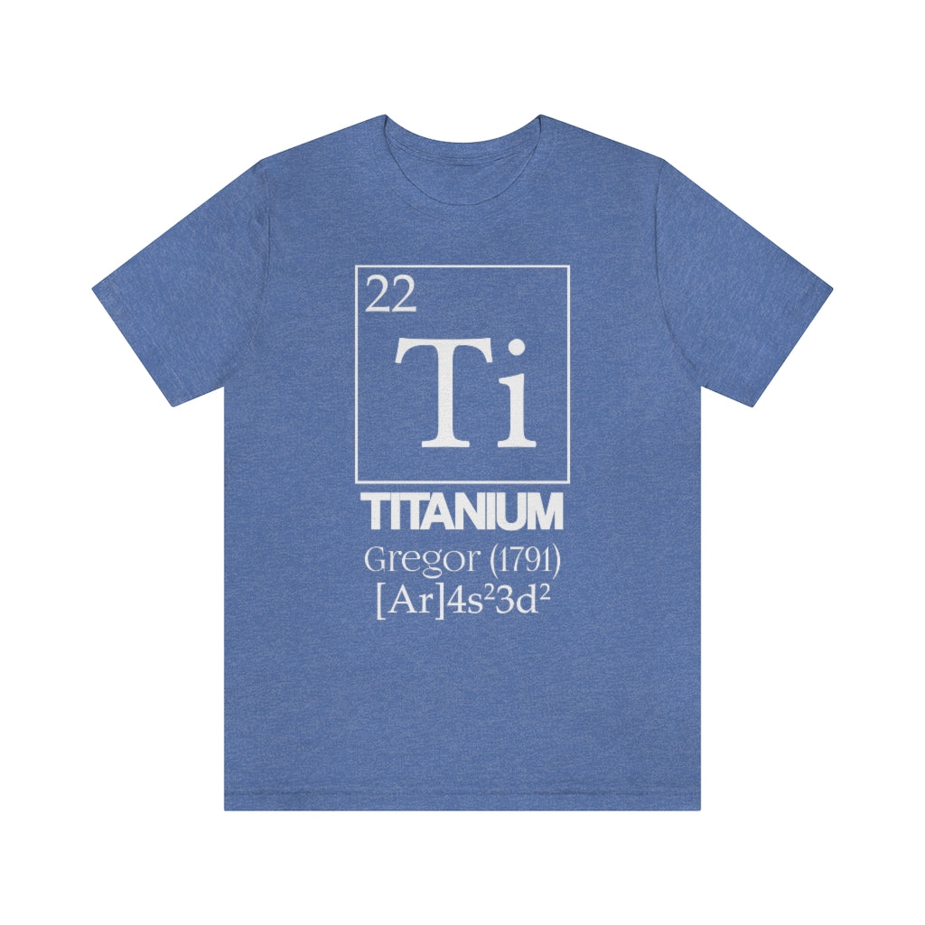 Titanium Element-22 T-Shirt, by Aardvark Dreams [Elementwear]