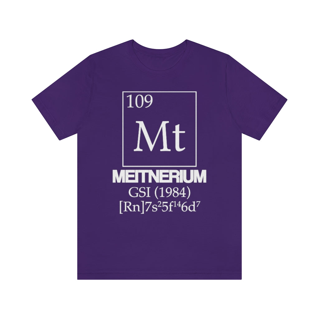 Meitnerium Element-109 T-Shirt, by Aardvark Dreams [Elementwear]