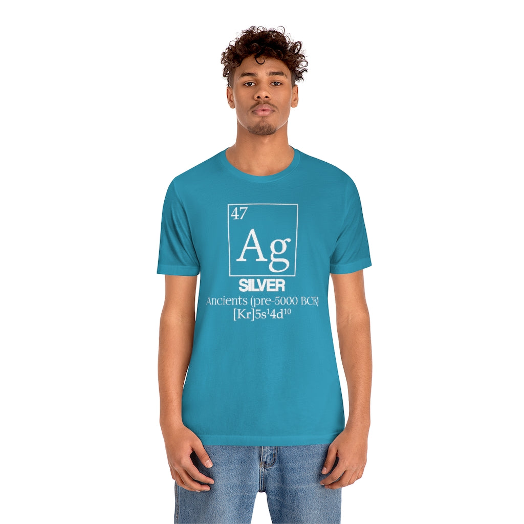 Silver Element-47 T-Shirt, by Aardvark Dreams [Elementwear]