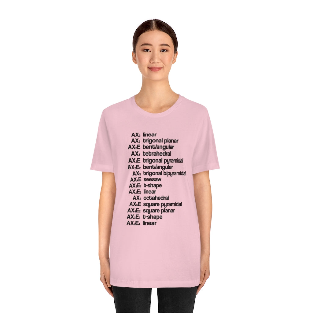 VSEPR Theory T-Shirt, by Aardvark Dreams