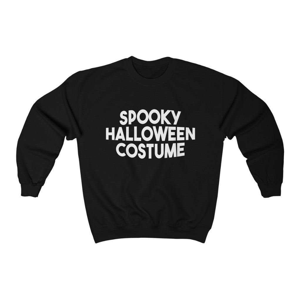 Spooky Halloween Costume Crewneck Sweatshirt, by Aardvark Dreams