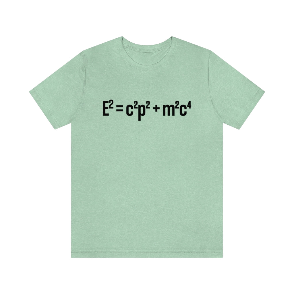 Relativistic Energy Equation T-Shirt, by Aardvark Dreams