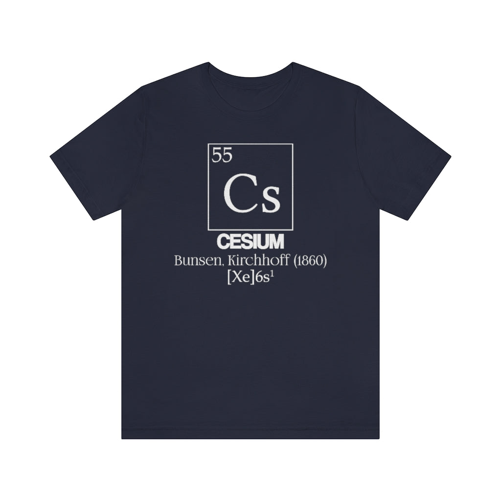 Cesium Element-55 T-Shirt, by Aardvark Dreams [Elementwear]