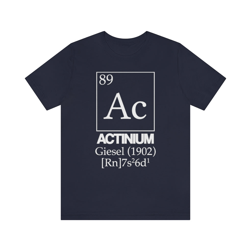 Actinium Element-89 T-Shirt, by Aardvark Dreams [Elementwear]