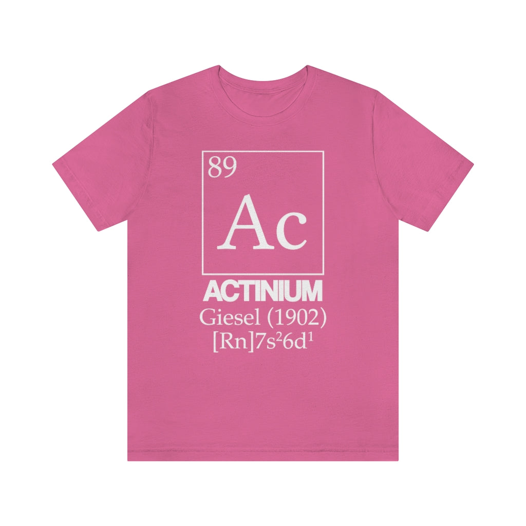 Actinium Element-89 T-Shirt, by Aardvark Dreams [Elementwear]