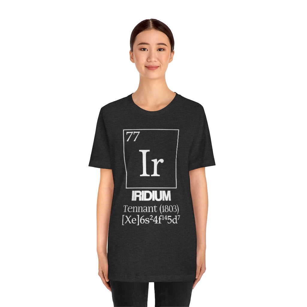 Iridium Element-77 T-Shirt, by Aardvark Dreams [Elementwear]