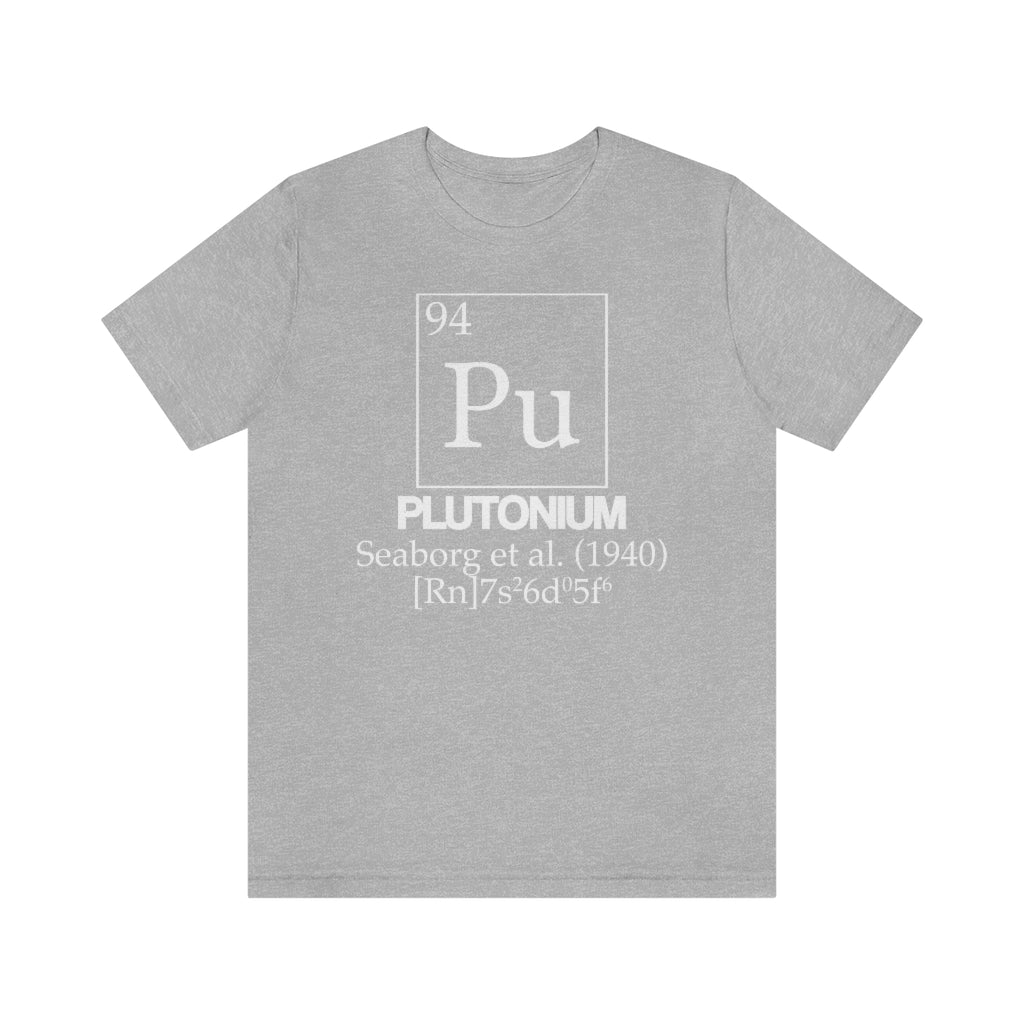 Plutonium Element-94 T-Shirt, by Aardvark Dreams [Elementwear]