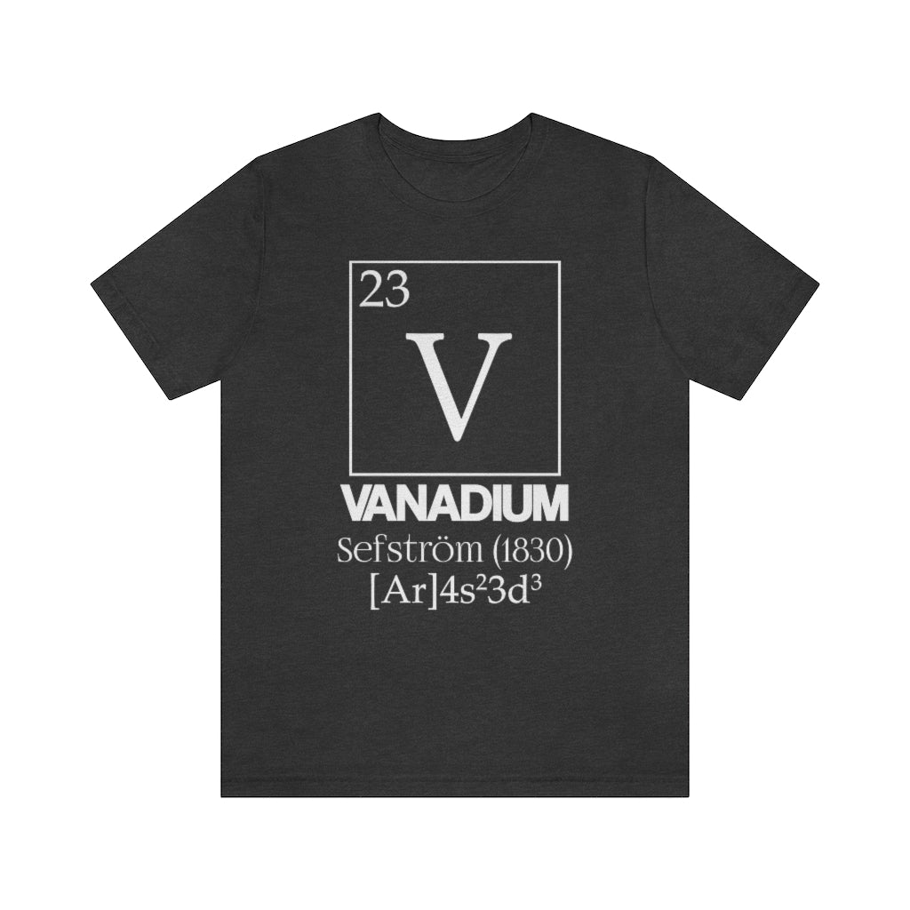 Vanadium Element-23 T-Shirt, by Aardvark Dreams [Elementwear]