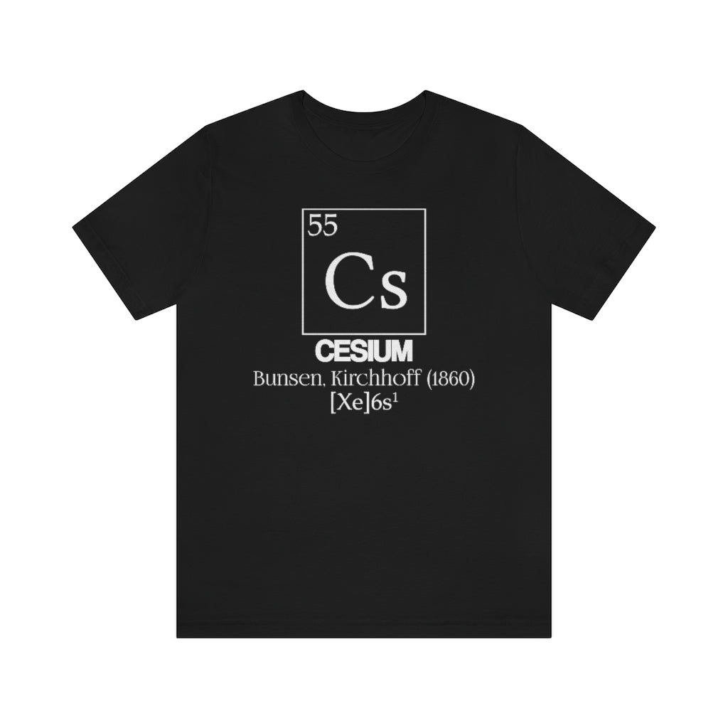 Cesium Element-55 T-Shirt, by Aardvark Dreams [Elementwear]