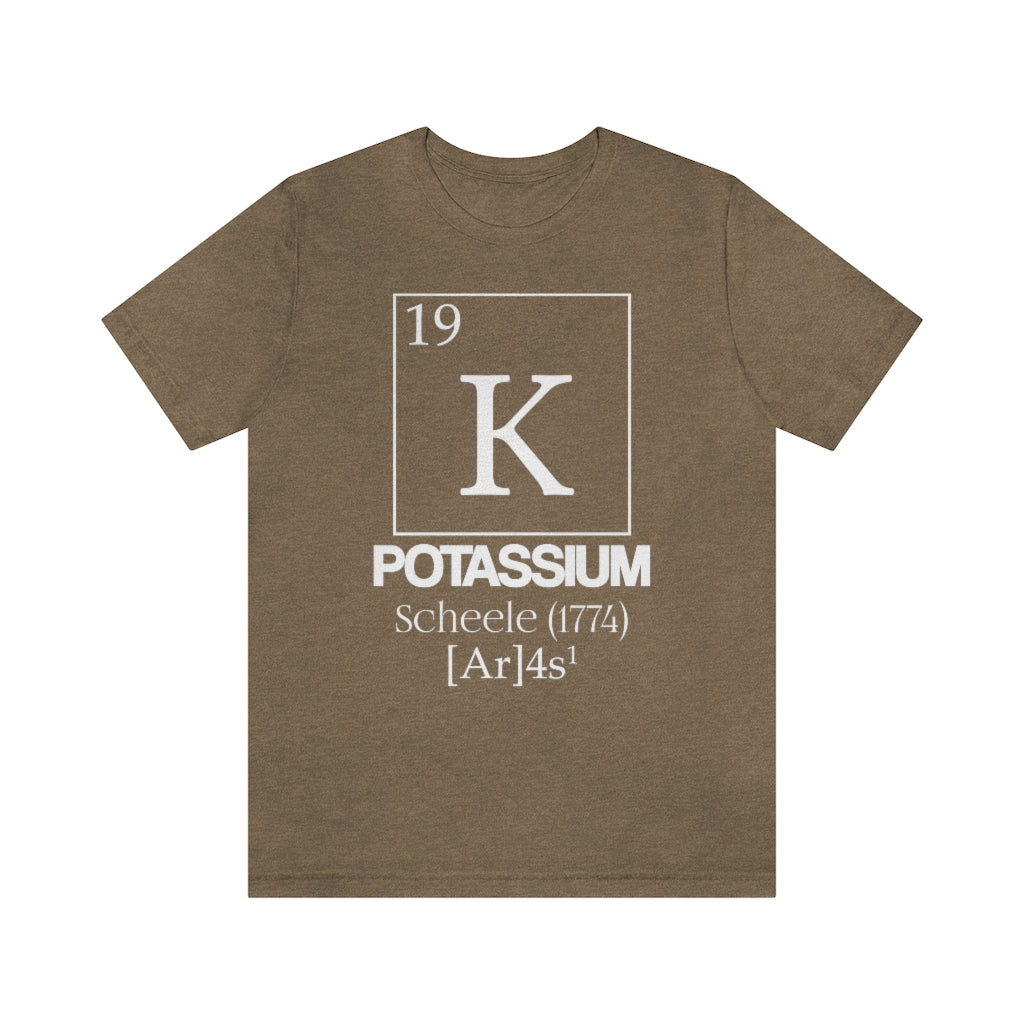 Potassium Element-19 T-Shirt, by Aardvark Dreams [Elementwear]